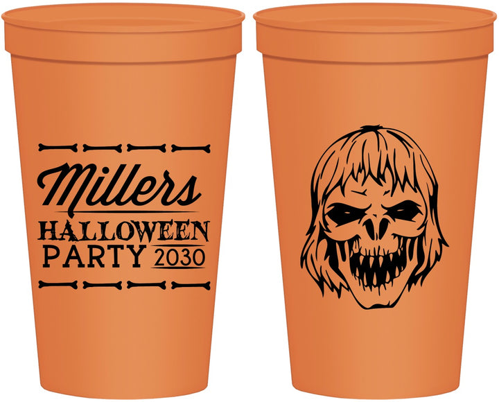 Personalized Halloween 22 oz Stadium Cups - Monster Zombie | 250024