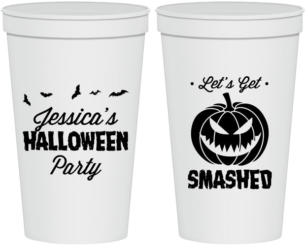 Personalized Halloween 22 oz Stadium Cups - Pumpkin | 250030