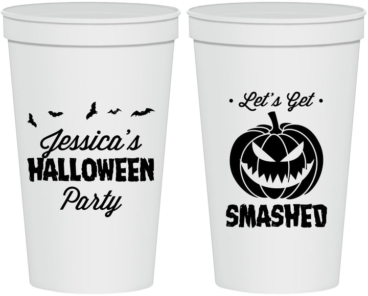 Personalized Halloween 22 oz Stadium Cups - Pumpkin | 250030