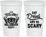 Personalized Halloween 22 oz Stadium Cups - Eat Drink Be Scary | 250033