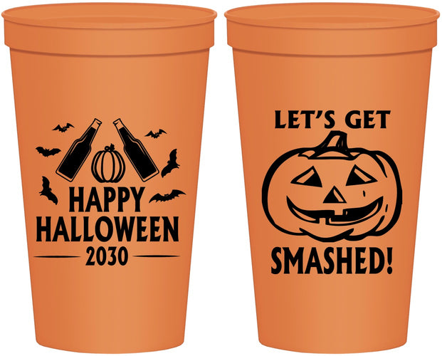 Personalized Halloween 22 oz Stadium Cups - Lets Get Smashed | 250036