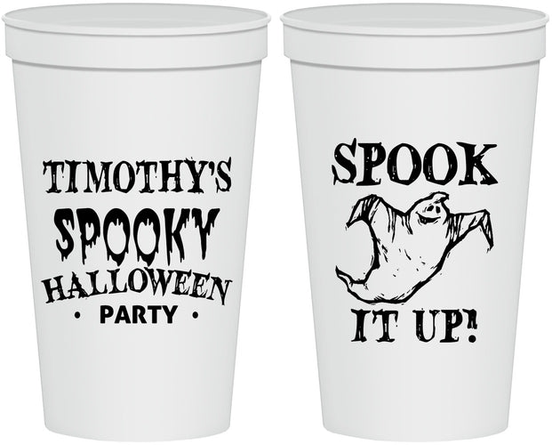 Personalized Halloween 22 oz Stadium Cups - Ghost | 250045