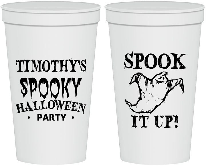 Personalized Halloween 22 oz Stadium Cups - Ghost | 250045