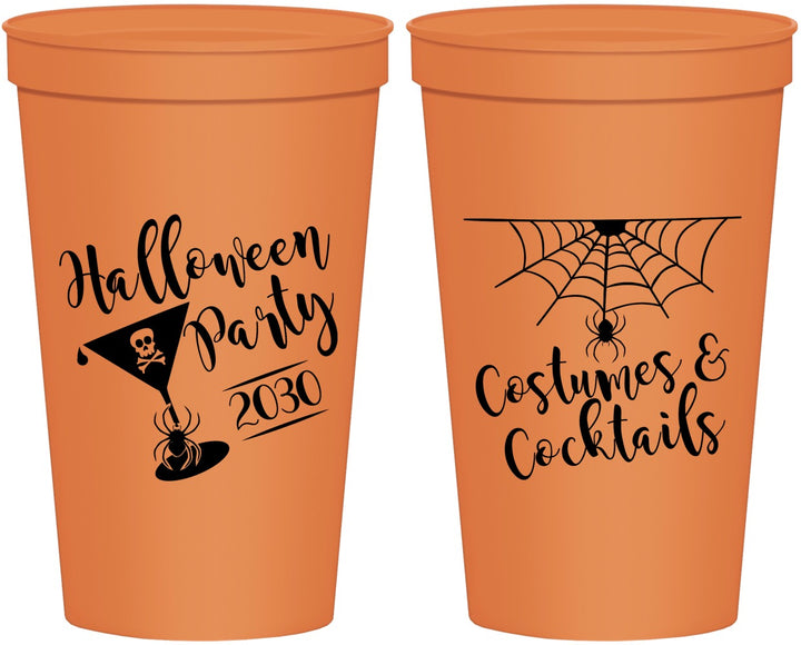 Personalized Halloween 22 oz Stadium Cups - Costumes Cocktails | 250048