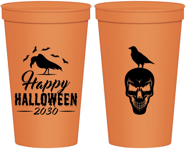 Personalized Halloween 22 oz Stadium Cups - Skeleton | 250056