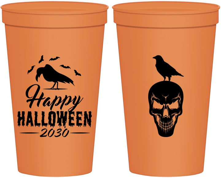 Personalized Halloween 22 oz Stadium Cups - Skeleton | 250056