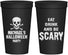 Personalized Halloween 22 oz Stadium Cups - Eat Drink Be Scary | 250059