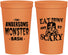 Personalized Halloween 22 oz Stadium Cups - Werewolf Monster | 250064