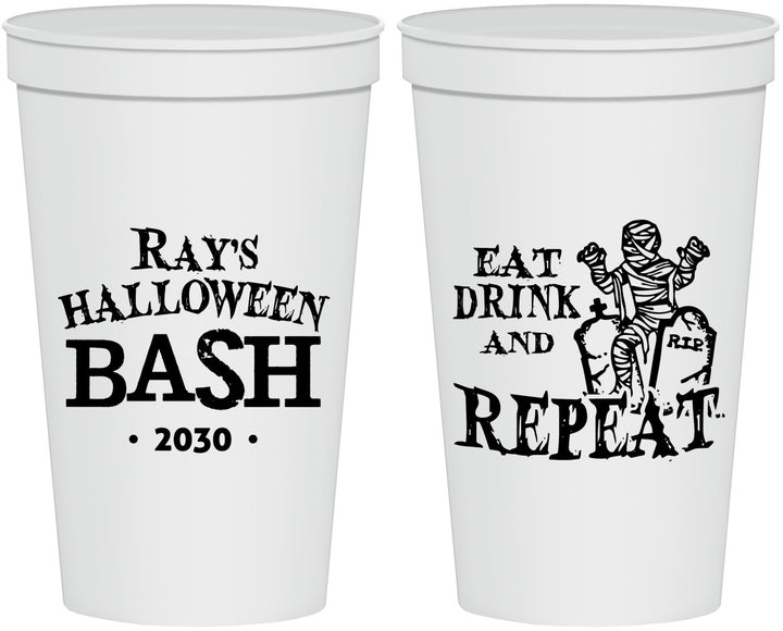 Personalized Halloween 22 oz Stadium Cups - Mummy | 250066