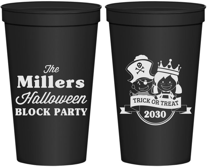 Personalized Halloween 22 oz Stadium Cups - Trick Or Treat | 250079