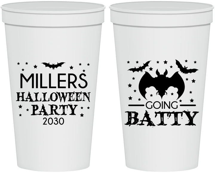Personalized Halloween 22 oz Stadium Cups - Bat | 250081