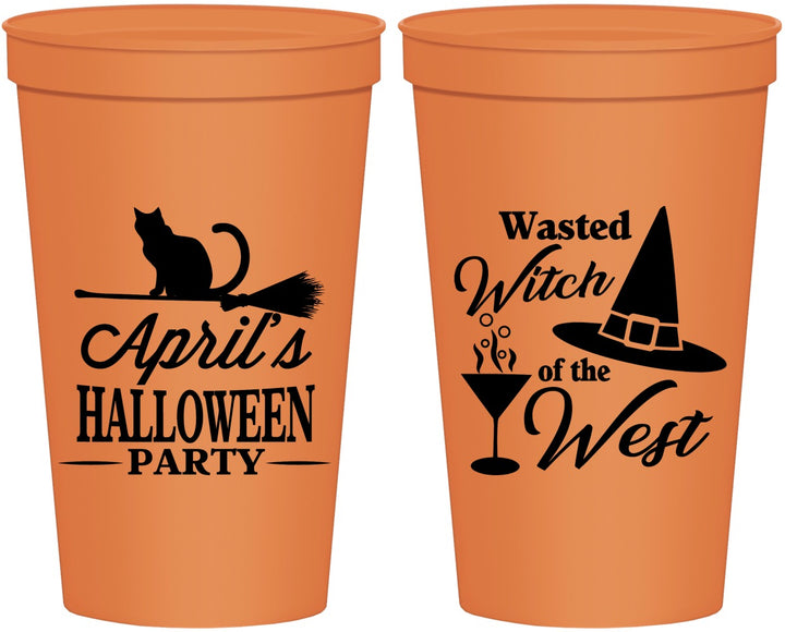 Personalized Halloween 22 oz Stadium Cups - Witch | 250088