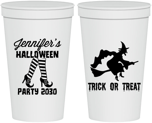 Personalized Halloween 22 oz Stadium Cups - Trick Or Treat | 250089