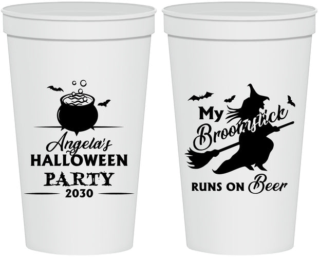 Personalized Halloween 22 oz Stadium Cups - Witch | 250090