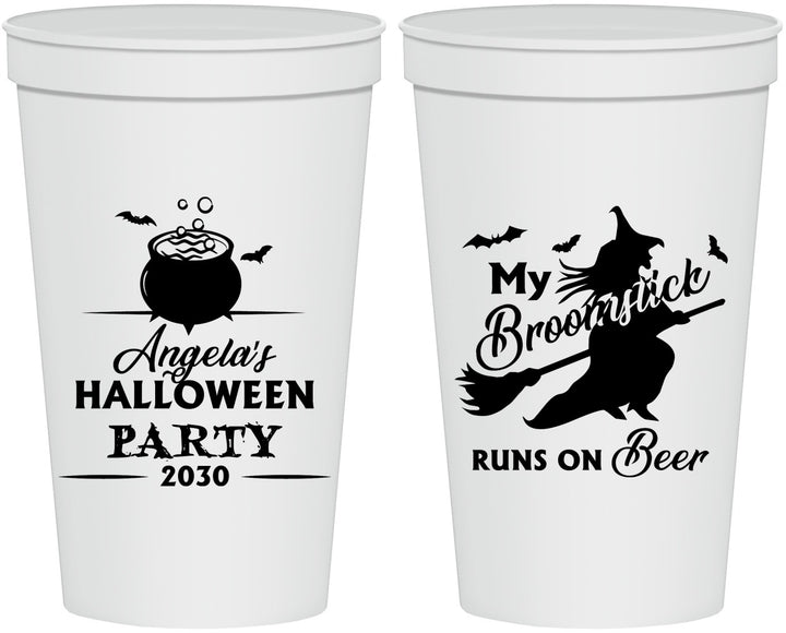 Personalized Halloween 22 oz Stadium Cups - Witch | 250090
