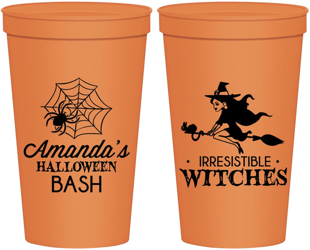 Personalized Halloween 22 oz Stadium Cups - Witches | 250092