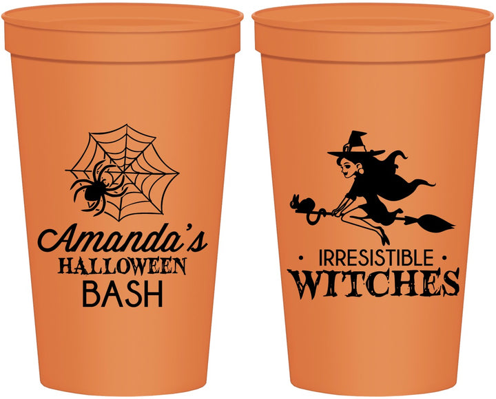 Personalized Halloween 22 oz Stadium Cups - Witches | 250092