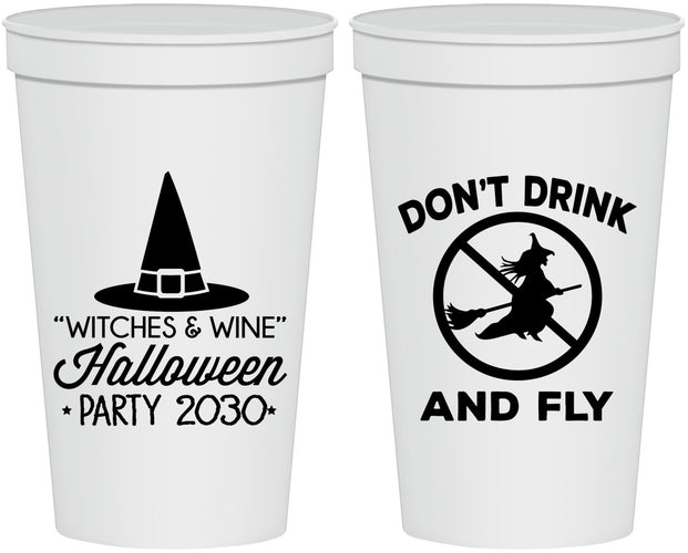 Personalized Halloween 22 oz Stadium Cups - Witch | 250093