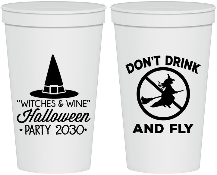 Personalized Halloween 22 oz Stadium Cups - Witch | 250093
