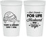 Personalized Wedding 22 oz Stadium Cups - Best Friends For Life | 256