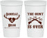 Personalized Wedding 22 oz Stadium Cups - The Hunt Is Ove | 258