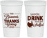 Personalized Thanksgiving 22 oz Stadium Cups - Laugh Drink Stuffed | 260007