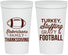 Personalized Thanksgiving 22 oz Stadium Cups - Football Turkey | 260010