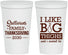 Personalized Thanksgiving 22 oz Stadium Cups - Big Thighs | 260011