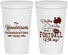 Personalized Thanksgiving 22 oz Stadium Cups - Football Turkey | 260014