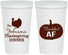 Personalized Thanksgiving 22 oz Stadium Cups - Thankful Af | 260026