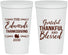 Personalized Thanksgiving 22 oz Stadium Cups - Grateful Blessed | 260030