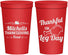 Personalized Thanksgiving 22 oz Stadium Cups - Leg Day | 260033