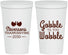 Personalized Thanksgiving 22 oz Stadium Cups - Gobble Til You Wobble | 260034