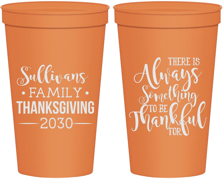 Personalized Thanksgiving 22 oz Stadium Cups - Thankful | 260048