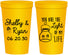 Personalized Wedding 22 oz Stadium Cups - You Are The Light Of My Life | 262