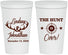 Personalized Wedding 22 oz Stadium Cups - The Hunt Is Over | 266