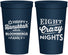 Personalized Hanukkah 22 oz Stadium Cups - Eight Crazy Nights | 270011