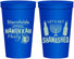 Personalized Hanukkah 22 oz Stadium Cups - Menorah | 270026