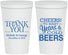 Personalized Wedding 22 oz Stadium Cups - Cheers Years Cold Beers | 271