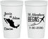 Personalized Wedding 22 oz Stadium Cups - The Adventure Begins | 275