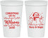 Personalized Christmas 22 oz Stadium Cups - Snowman | 280002