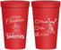 Personalized Christmas 22 oz Stadium Cups - Naughty Or Nice | 280004