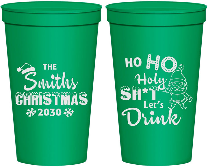 Personalized Christmas 22 oz Stadium Cups - Elf | 280009