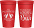 Personalized Christmas 22 oz Stadium Cups - Wonderful Time For A Beer | 280012