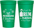 Personalized Christmas 22 oz Stadium Cups - Pa Rum Pa | 280013