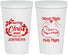 Personalized Christmas 22 oz Stadium Cups - Silent Night Holy Night | 280018
