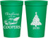 Personalized Christmas 22 oz Stadium Cups - Naughty Af | 280025