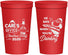 Personalized Christmas 22 oz Stadium Cups - Santa Claus | 280028