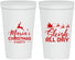Personalized Christmas 22 oz Stadium Cups - Sleigh All Day | 280030