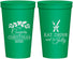Personalized Christmas 22 oz Stadium Cups - Eat Drink And Be Jolly | 280033